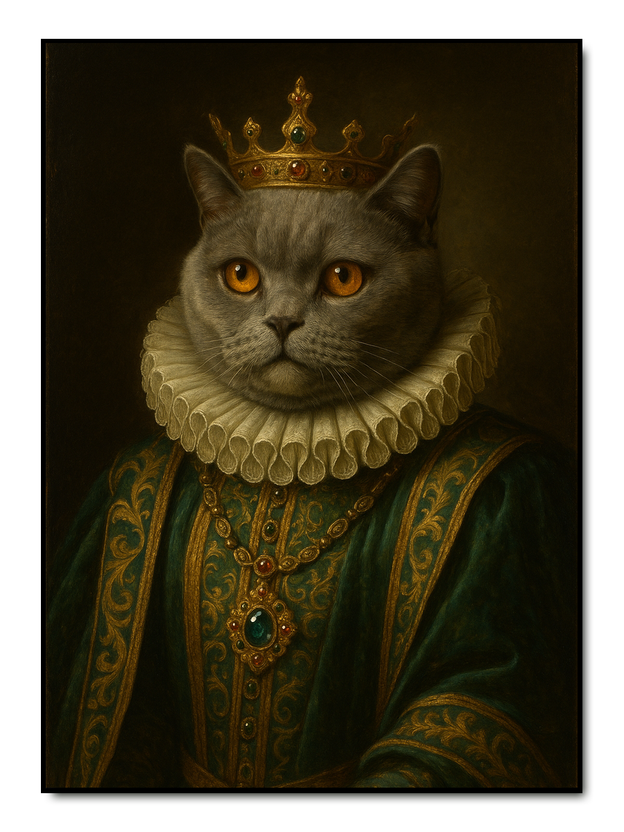 Dein Königlicher Gefährte - personalisiertes Poster