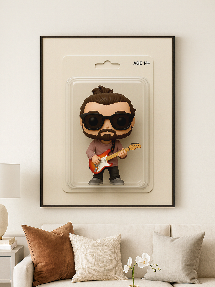 Mini Figur - personalisiertes Poster