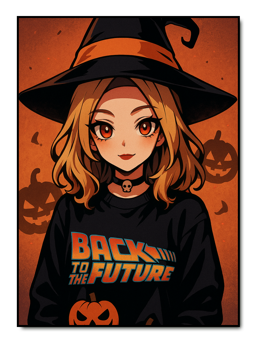Halloween Anime Portrait - personalisiertes Poster