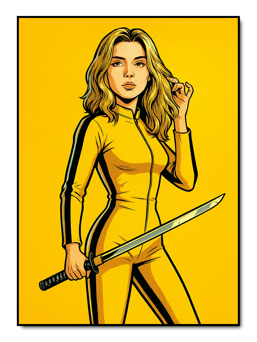 Yellow Suit - personalisiertes Poster