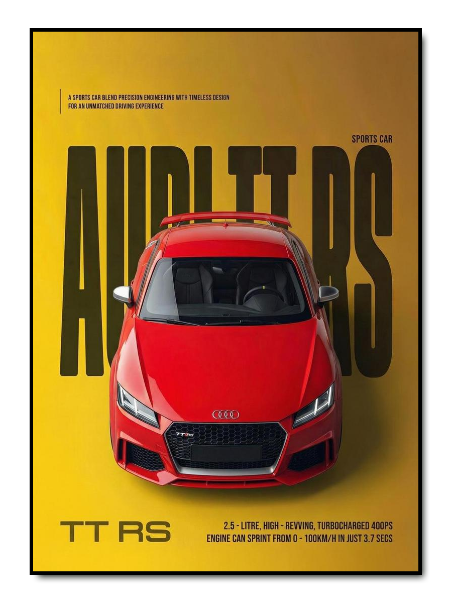 Bold Type Drive – personalisiertes Poster