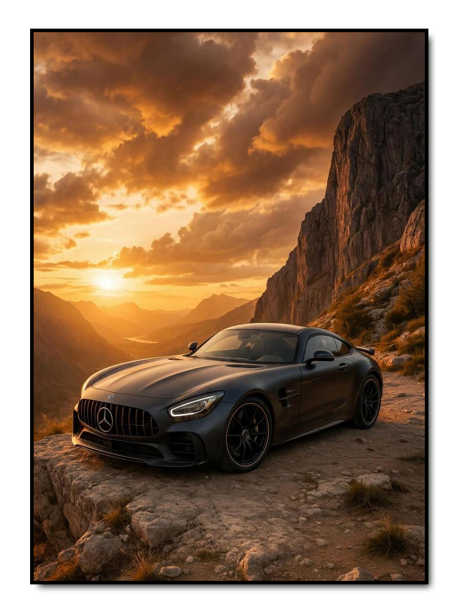 Cliffside Reverie - personalisiertes Poster