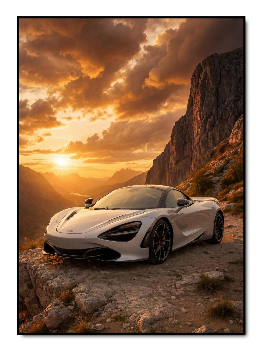 Cliffside Reverie - personalisiertes Poster