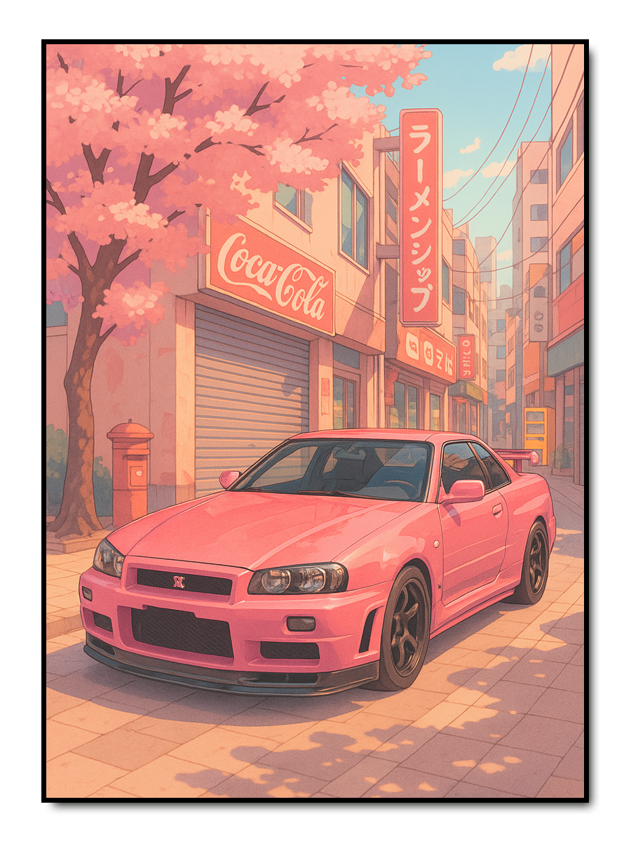 Cherry Blossom - personalisiertes Poster