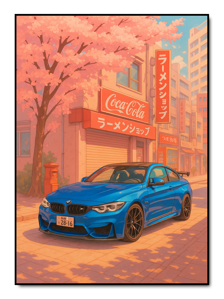 Cherry Blossom - personalisiertes Poster