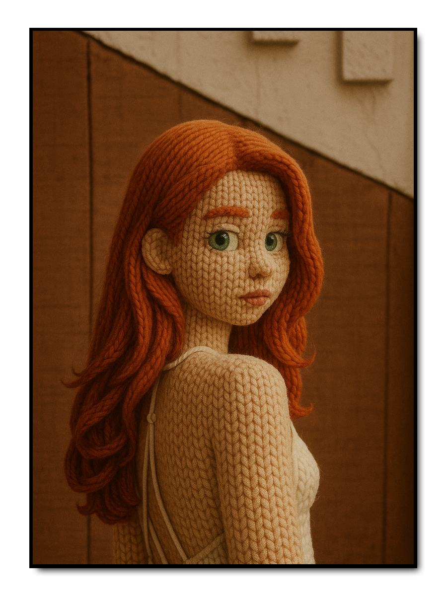 Knitted Toy - personalisiertes Poster