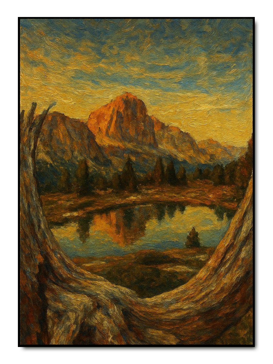 Klassisches Ölgemälde – personalisiertes Poster