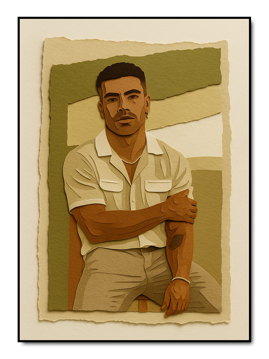 Papercut - personalisiertes Poster