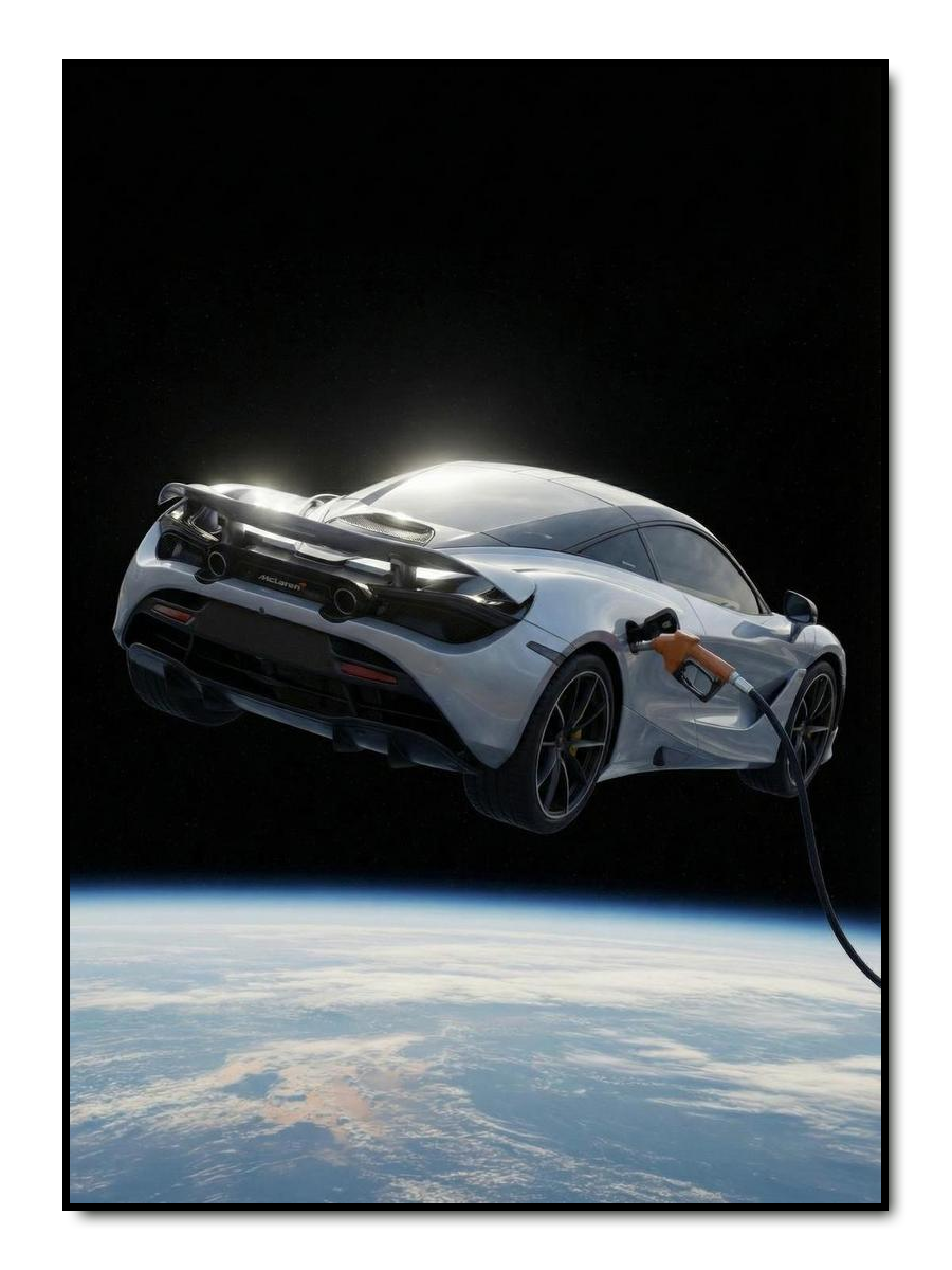 Cosmic Fuel - personalisiertes Poster