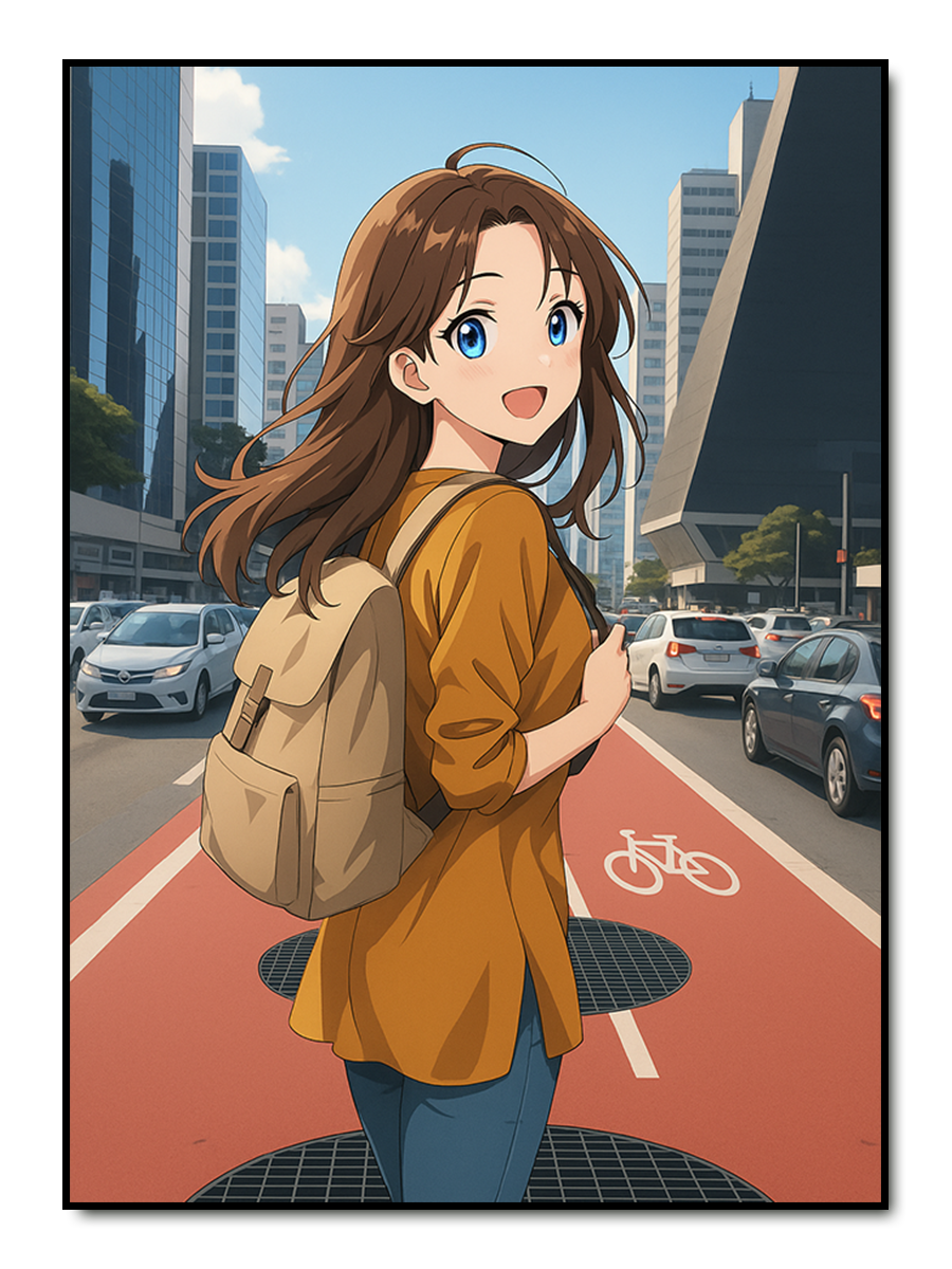 Anime Portrait - personalisiertes Poster