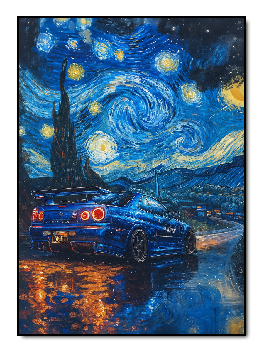 Starry Night - personalisiertes Poster