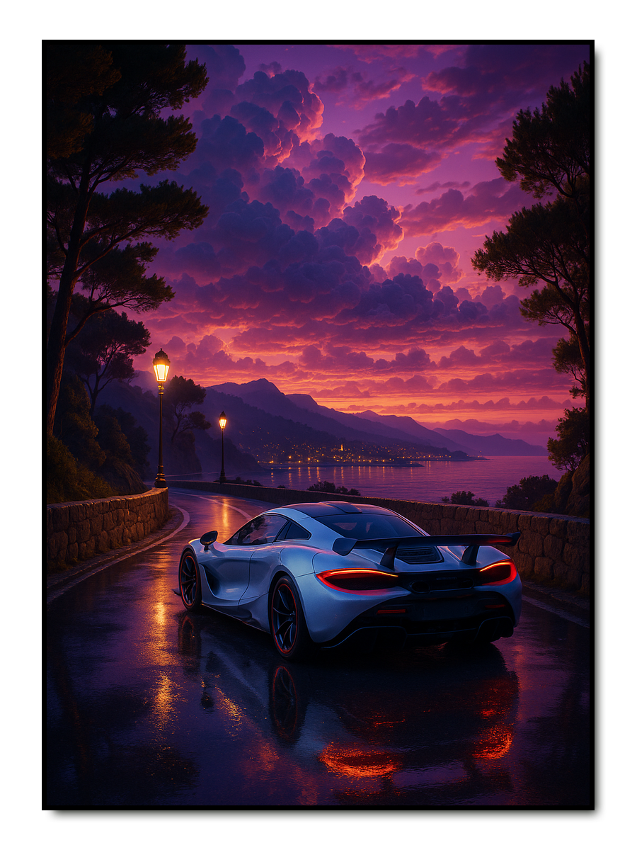 Sunset Cruise - personalisiertes Poster