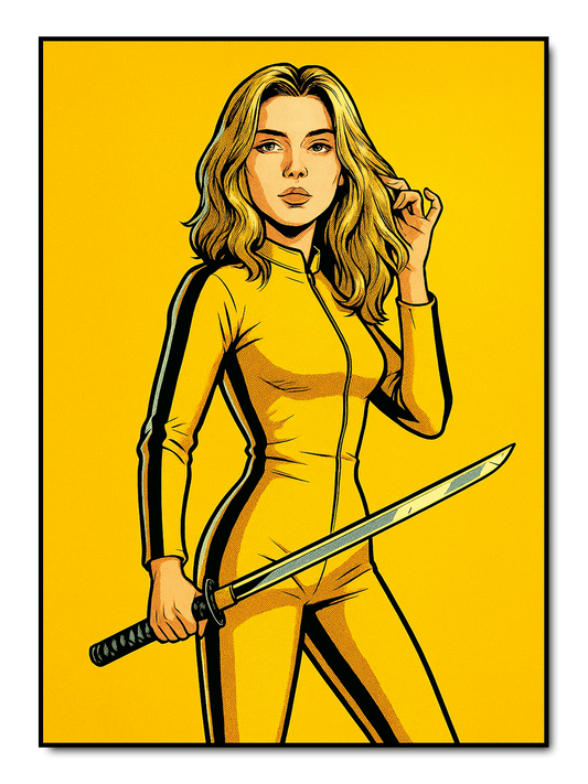 Yellow Suit - personalisiertes Poster