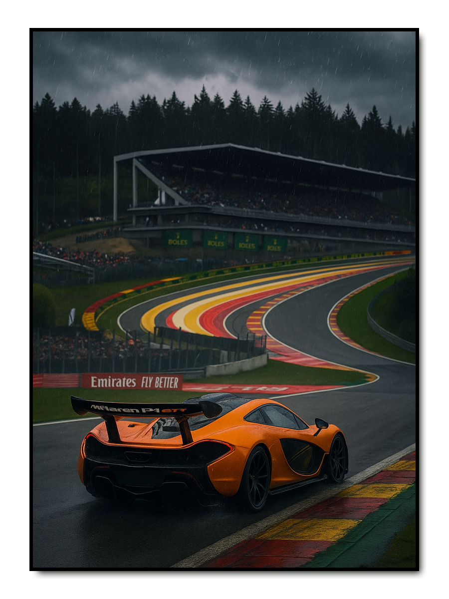 Eau Rouge - personalisiertes Poster