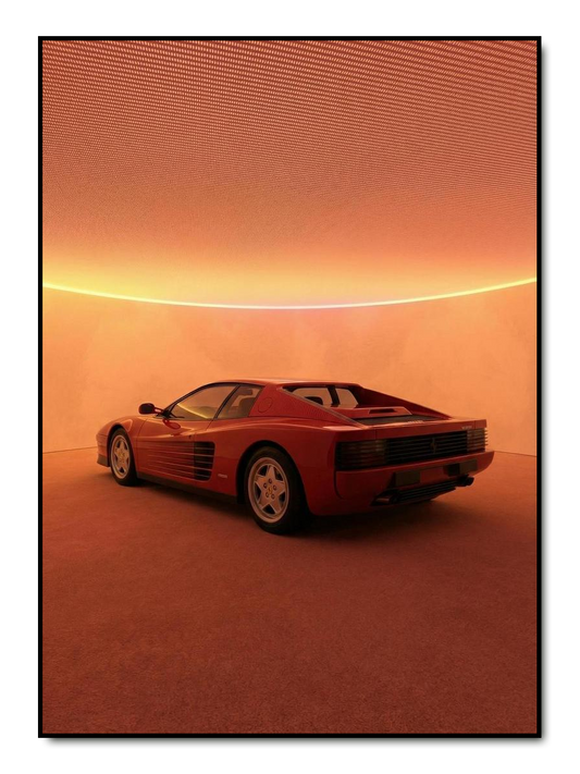 Neon Halo – personalisiertes Poster