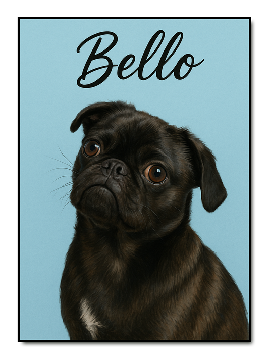 Pastell Pet - personalisiertes Poster