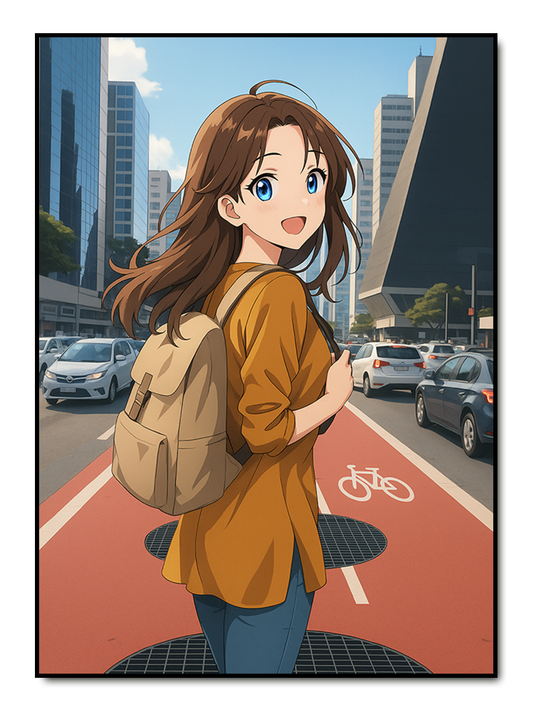 Anime Portrait - personalisiertes Poster