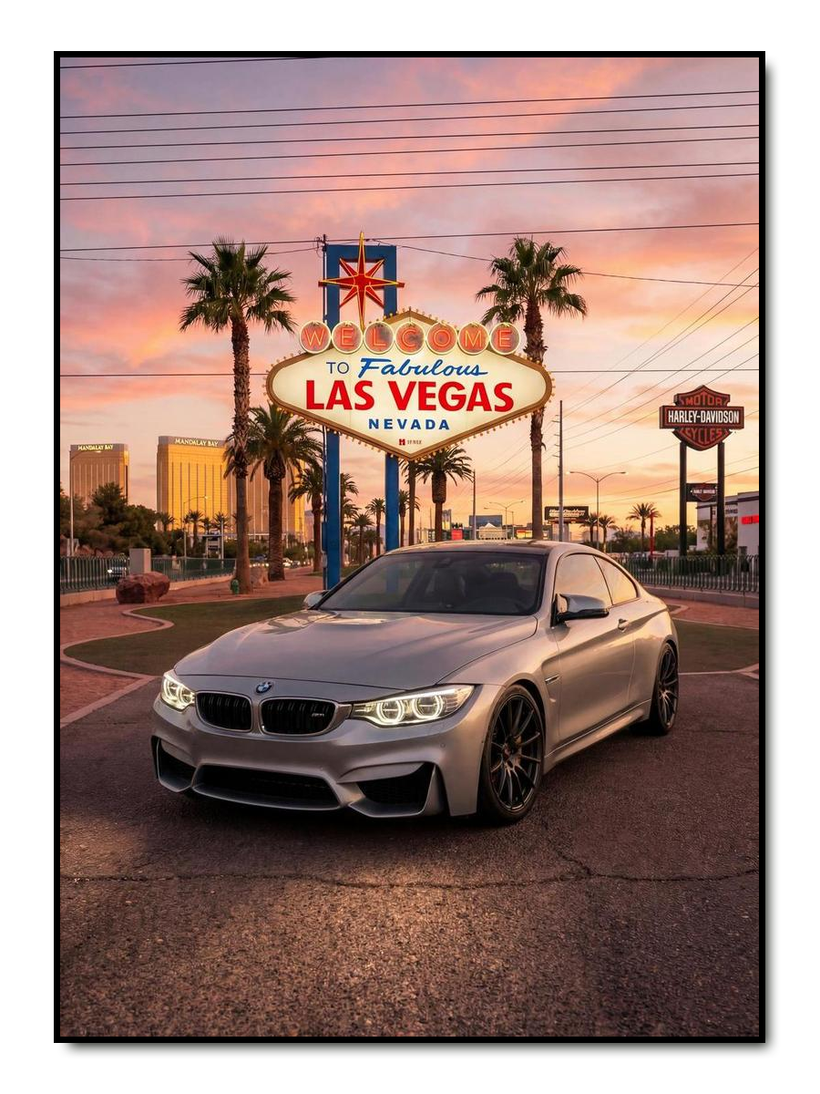 Las Vegas - personalisiertes Poster